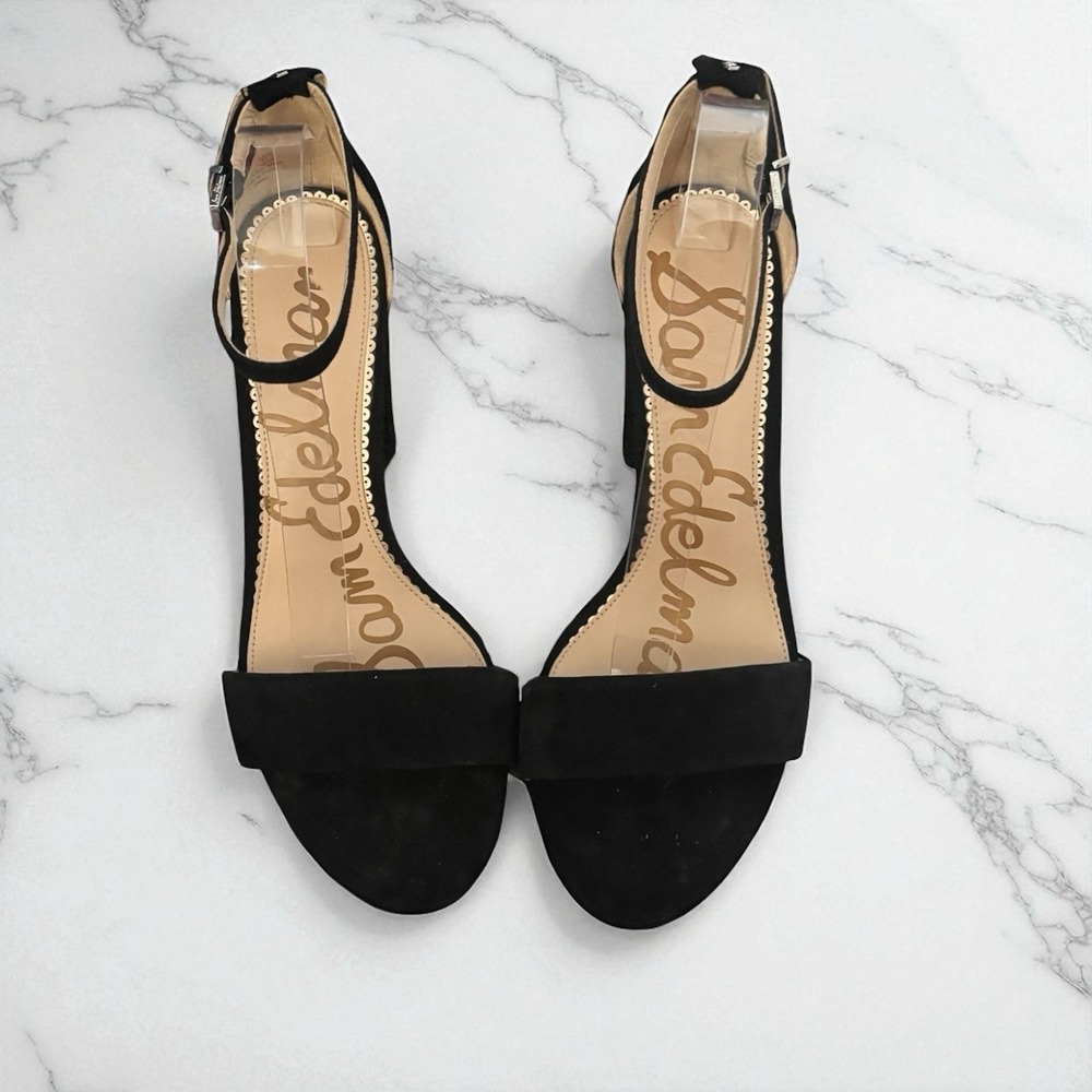 Sam Edelman Black Ankle Strap Sandals